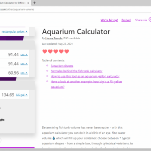 Aquarium Calculator for Different Tank Shapes and 1 more page - Personal - Microsoft​ Edge 25_...png