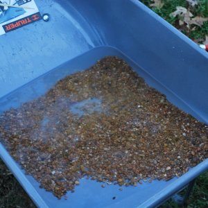 Washed Pea Gravel in Wheel Barrel.jpg