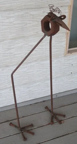 Baby Storke Metal Sculpture WC.webp