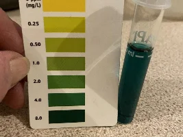 Ammonia in tank