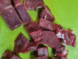 Feeding Cichlids and other fish meat