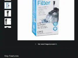 Bubble in filter
