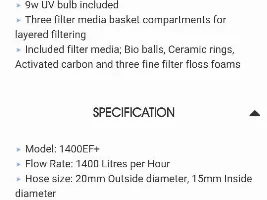 All pond solutions external filters