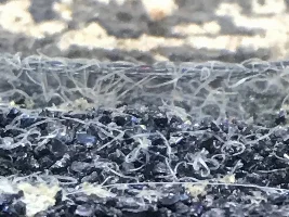 Weird white stringy worms on my glass?