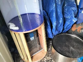 Build of my Acrylic 240L Cylinder tank with info and PICs