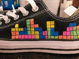 I paint shoes....