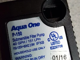Need help setting up the pump in my aqua one betta trio tank