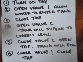 Is there a way to reverse siphon- using it to add water?