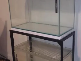 Two Tier Aquarium Stand With Fish Tanks