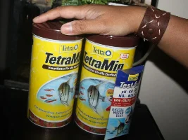 Got fish food as a gift