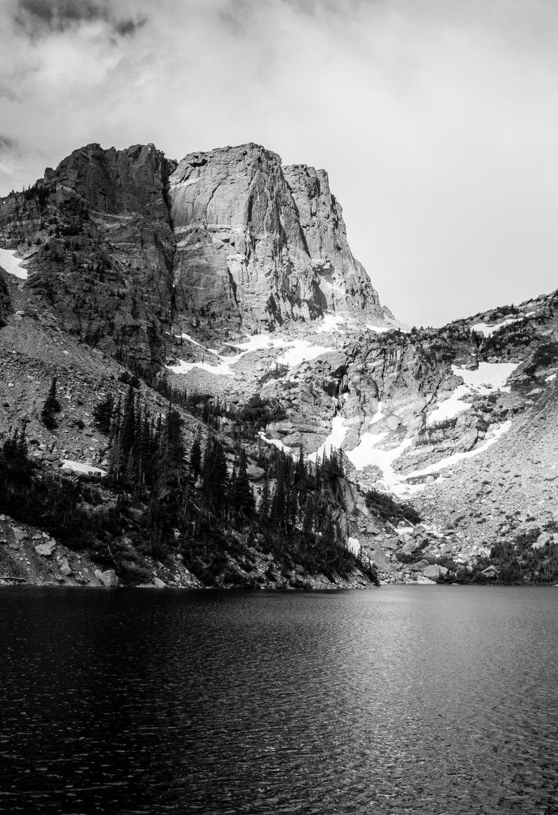 Rocky Mountain National Park - Emerald Lake B&W-4.jpg
